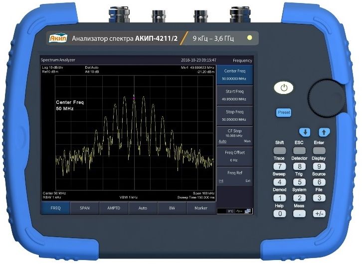 Компания АКИП представила портативный анализатор спектра с диапазонами...